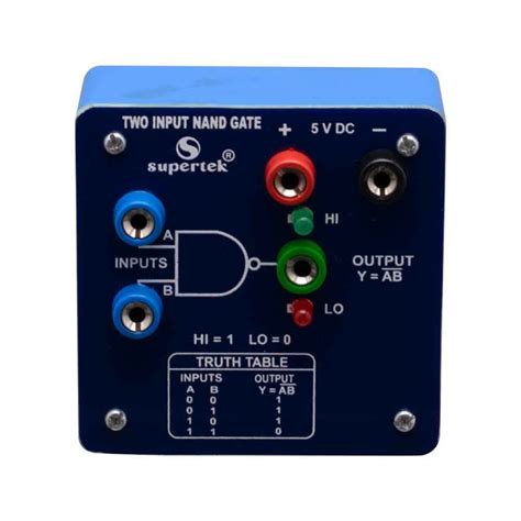 Image result for Two Input Nand Gate Truth Table