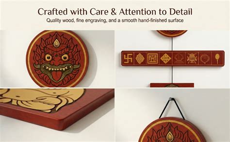 Jayshree Om Evil Eye Nazar Battu Wall Hanging | Kirtimukha ...