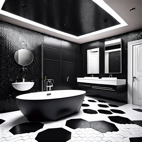 15 Black Hexagon Tile Bathroom Ideas to Inspire Your Next Remodel