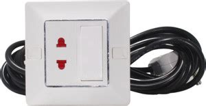 JELECTRICALS One Switch and One Socket Extension board 1 Socket ...