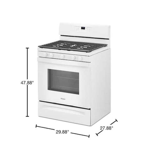 Buy 5.0 cu. ft. Gas Range with Self Cleaning and Center Oval Burner in ...