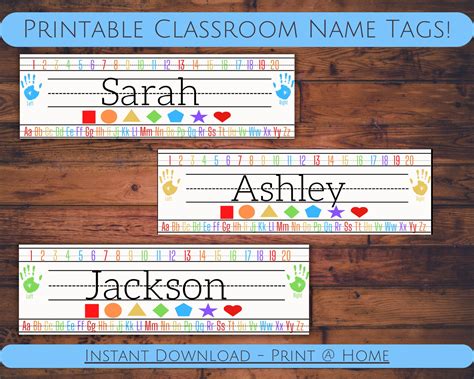 Desk Name Labels, Classroom Name Labels, Cubby Label, Name Tags, Back ...
