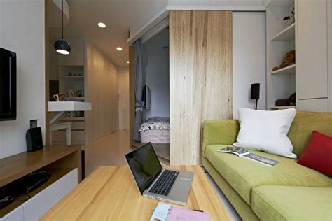 33平白领公寓现代风格客厅卧室装修效果图_太平洋家居网图库