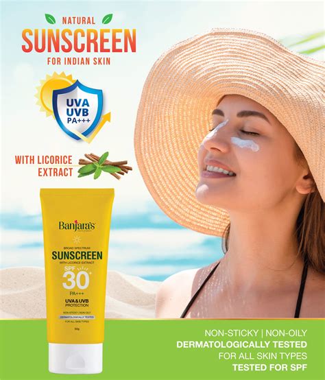 Banjara’s Sunscreen - SPF 30 - 50g – B E STORE