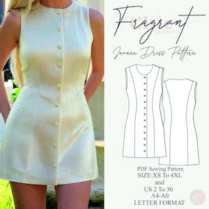 Image result for Button Front Dress Free Patterns