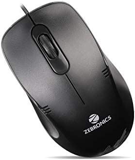 Amazon.in: Buy Zebronics Zeb-Power Wired USB Mouse, 3-Button, 1200 DPI ...