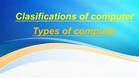 Image result for How to Do Classification of Computer