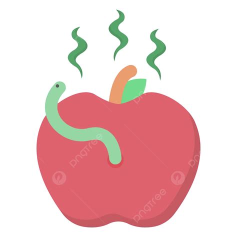 Manzana Podrida Vector PNG ,dibujos Podrido, Manzana, Fruta PNG y ...