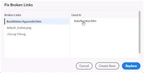 Managing references in Adobe RoboHelp project