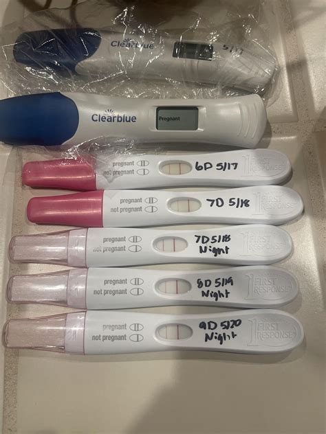 Pregnancy test progression 9DPT/DPO with FRER : r/PregnantbyIVF