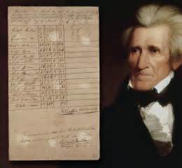 Excellent War of 1812 Gen. Andrew Jackson Document Signed with direct ...