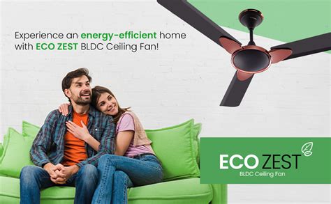 Buy Candes Eco Zest BLDC Ceiling Fan 1200mm / 48 inch | BEE 5 Star ...