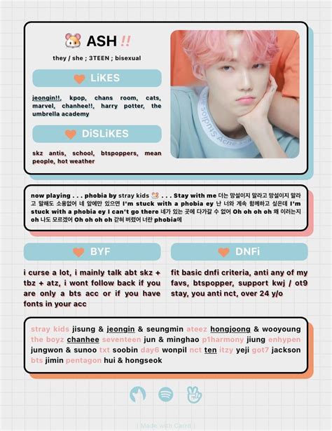 Carrd.co Templates Free Kpop at Lester Shippy blog