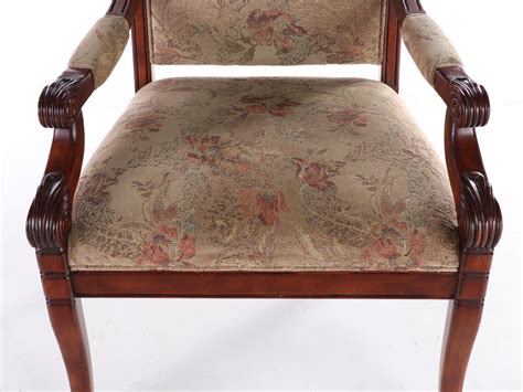 Sam Moore Furniture Neoclassical Style Hardwood and Custom-Upholstered ...