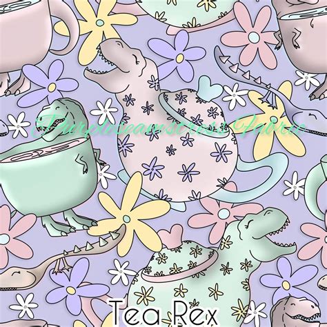 Tea Rex – Purpleseamstress Fabric