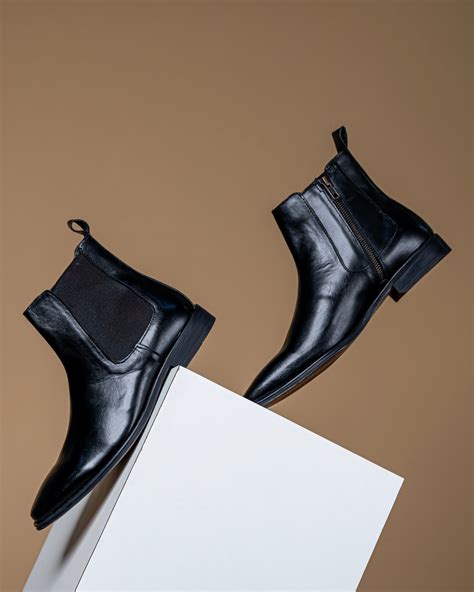 Italian Chelsea Boots Zipper Closure Leather Black – Haul Yogi