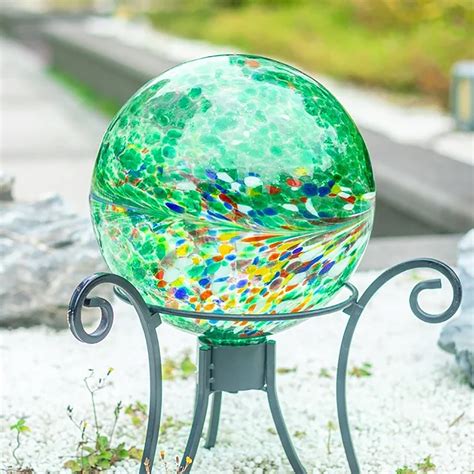 Arlmont & Co. Rovanio Glass Gazing Ball & Reviews | Wayfair