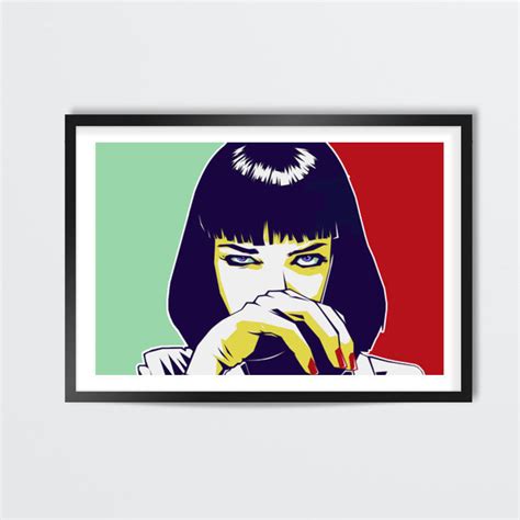 Mia Wallace (Uma Thurman) - Pulp Fiction Wall Art – PosterGully