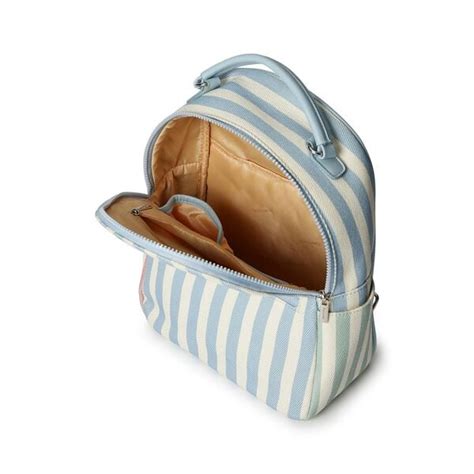 Buy Online Pastel Stripe Canvas Backpack - f253bpmec03bl1 | Fastrack