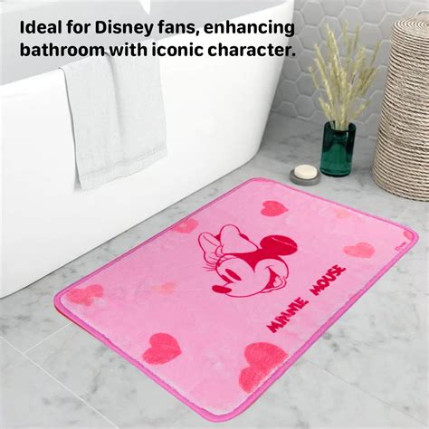 Disney Mickey Mouse Collection Imitation Cashmere Floor Mat (Minnie ...