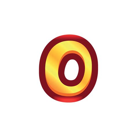 3d illustration of small letter o 20847678 Vector Art at Vecteezy