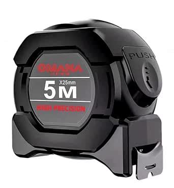 Omana Metric Measuring Tape Meter 5M*25mm Self Locking Shock Resistant ...