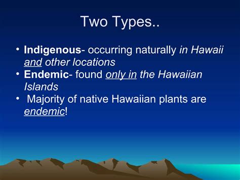 Native Hawaiian Plants Power Point | PPT