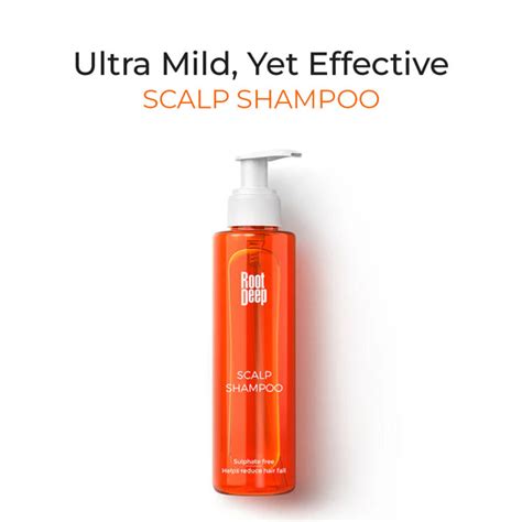 Root Deep Scalp Shampoo for Hair Fall Reduction