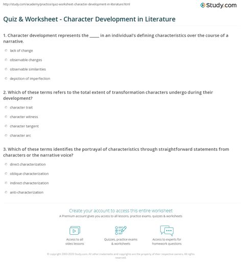 Character Development Questions 的图像结果