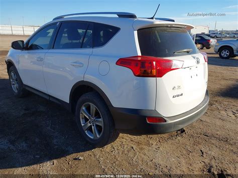 Price & History 2015 Toyota Rav4 Xle 2.5l I-4 Dohc, Vvt, 176hp vin: JTMRFREV2FD158582 ...
