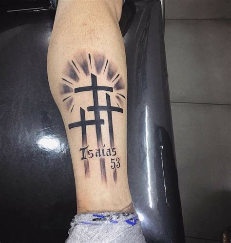 Three Cross | Cross tattoo for men, Cross tattoo designs, Cross tattoo