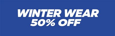 Winter Wear More Than 50 Percent Off
