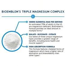BioEmblem Triple Magnesium Complex | 300mg Of Magnesium Glycinate ...
