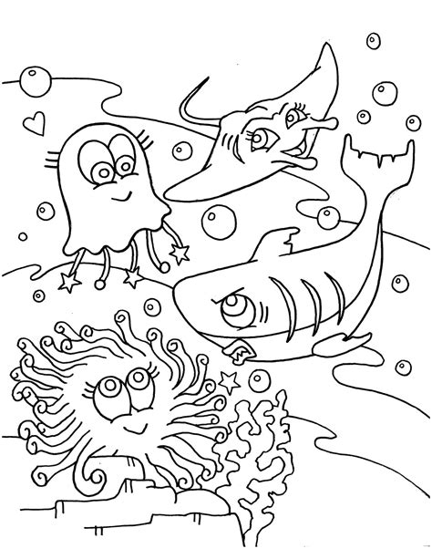 Printable Coloring Pages Ocean