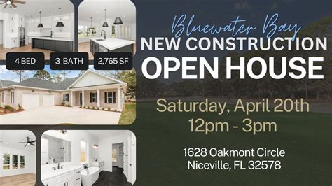 NEW CONSTRUCTION OPEN HOUSE - BLUEWATER BAY, 1628 Oakmont Circle ...
