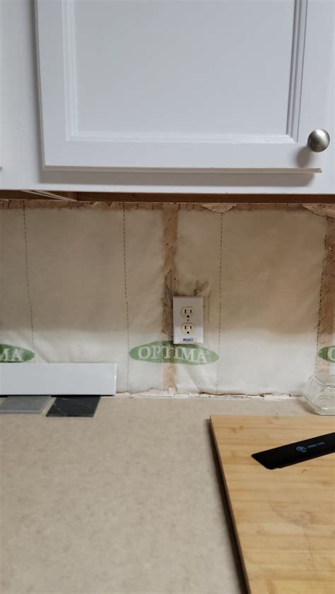 Image result for How to Install Backsplash Over Drywall