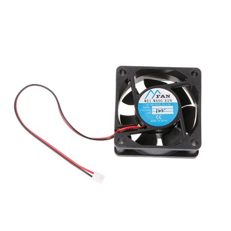 Buy ESTONE 60mm×60mm×25mm DC 12V 24V 2-Pin Cooler Brushless PC CPU Case ...