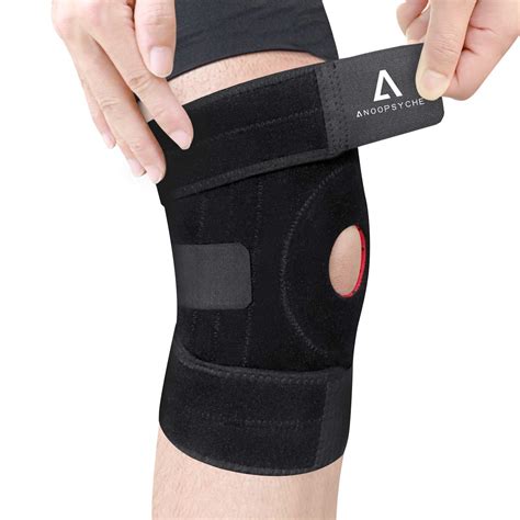 Anoopsyche Adjustable Knee Brace for ACL, LCL, MCL, Arthritis, Meniscus Pain - Open-Patella ...