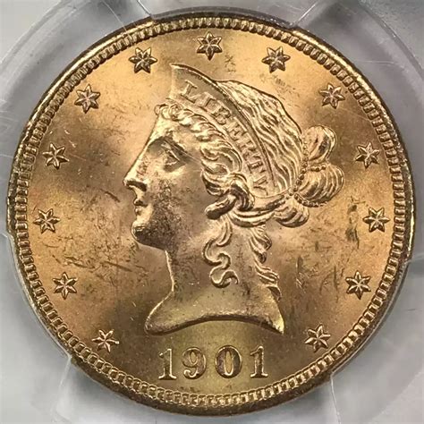 1901 $10 Gold Liberty Head Eagle PCGS MS-65 - Old Pueblo Coin