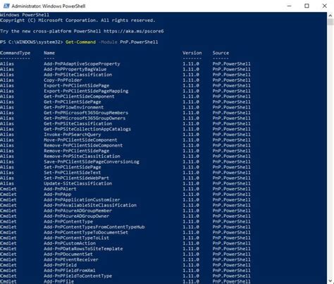 Image result for PowerShell PNP Module