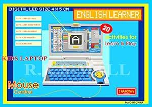 Alvan1214 Kids English Learner Laptop Educational Notebook Computer ...