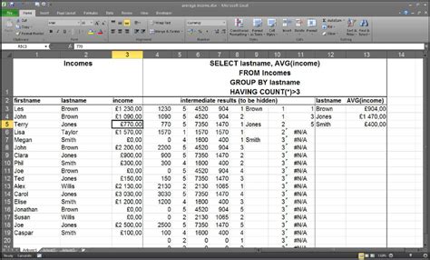 Image result for How to View SQL Query in Excel