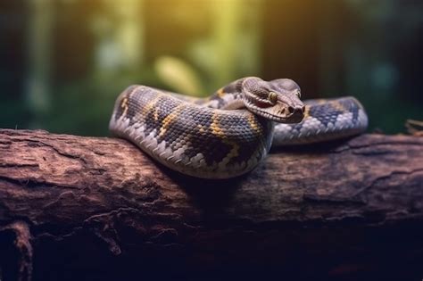 Image result for Reticulated Python On a Tree