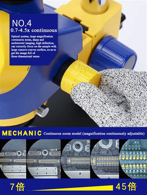 MECHANIC MC75T TRINOCULAR STEREO MICROSCOPE WITH IMAT X ALUMINIUM BASE