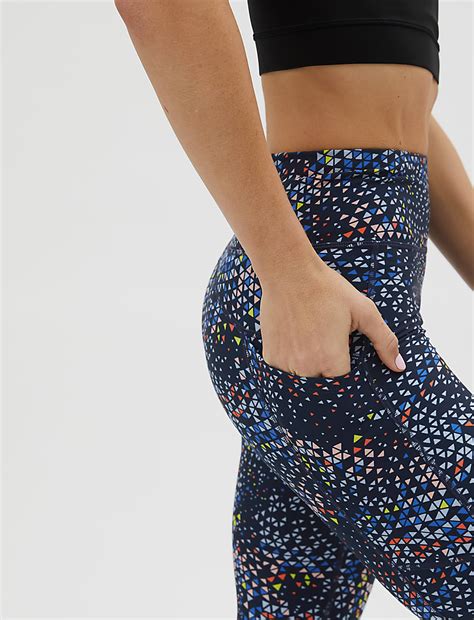 Buy Go Move Printed Gym Leggings at Marks & Spencer