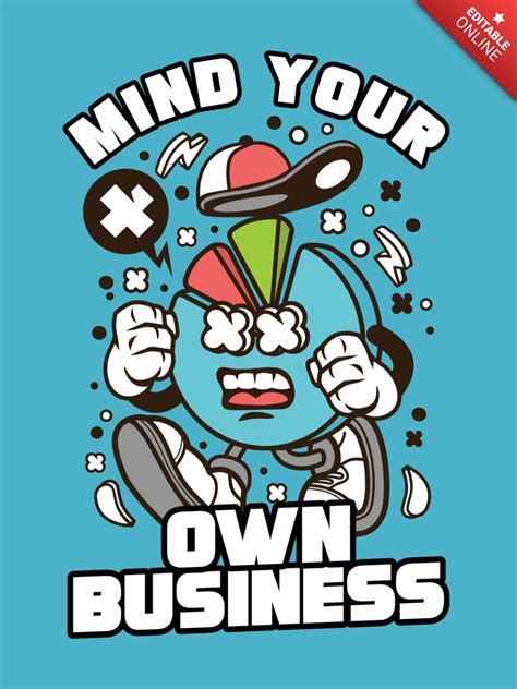 Mind Your Own Business Cartoon 的图像结果