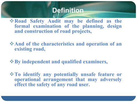 Road Safety Auditing | PPTX