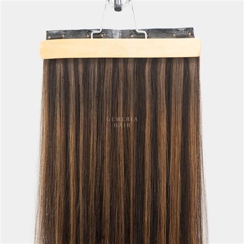 Ash Brown Balayage | Seamless Piece Clip-In Hair Volumizer
