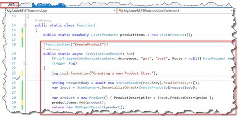 C# How to Use Azure Functions API 的图像结果