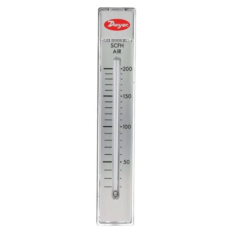Dwyer Instruments Polycarbonate Flow Meter, 20200 Scfh Air RMB-54 | Zoro